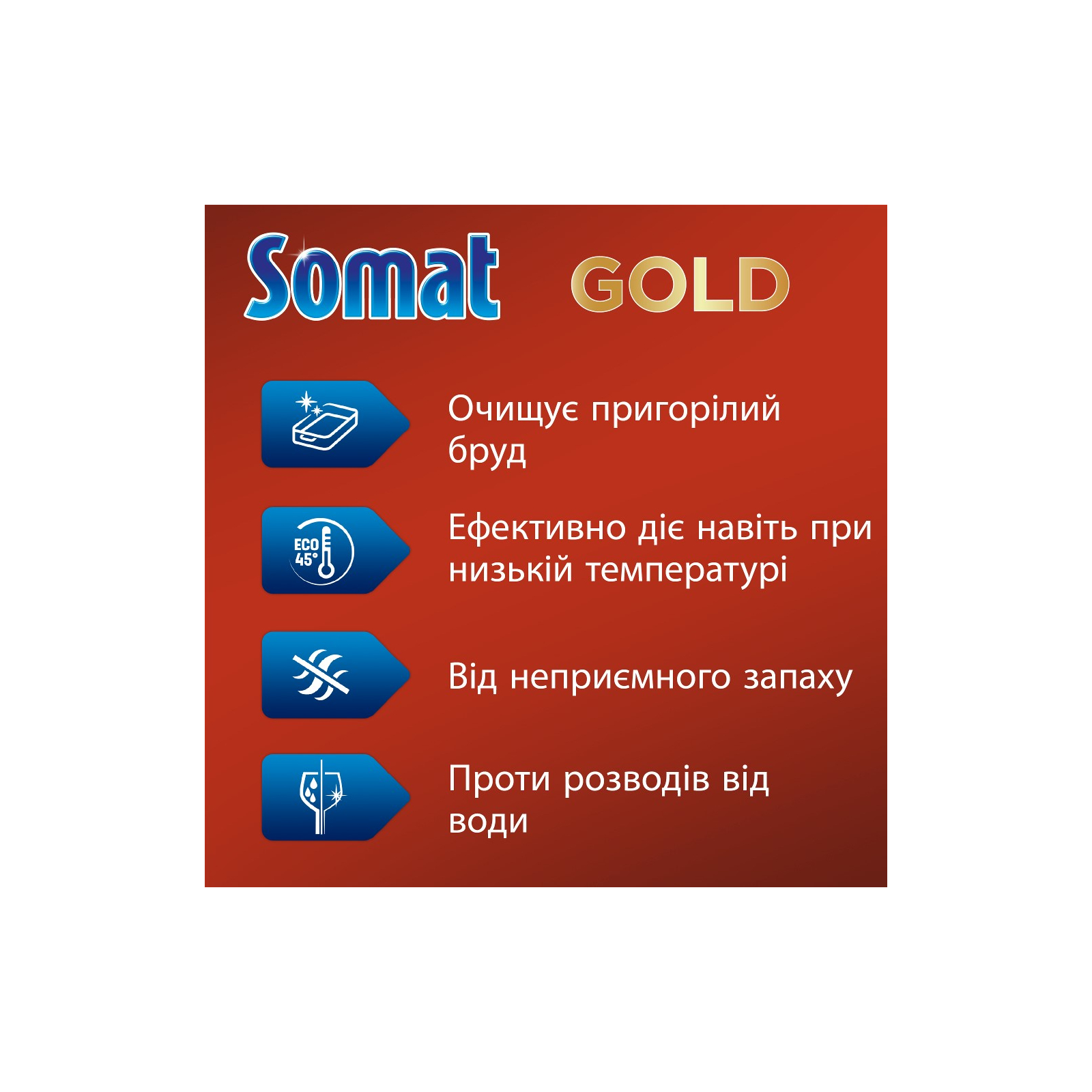 Таблетки для посудомоечных машин Somat Gold 100 шт. (9000101356069) изображение 3