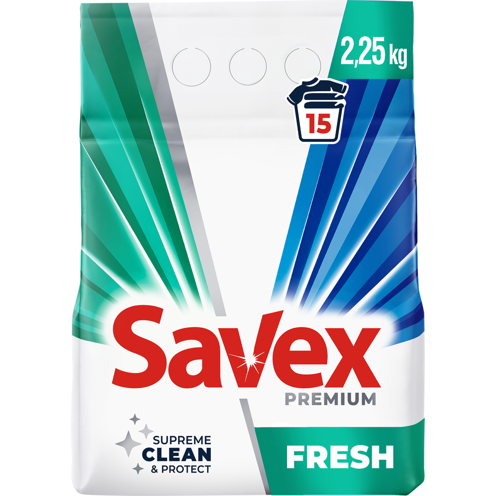 Пральний порошок Savex Premium Fresh 2.25 кг (3800024047909)