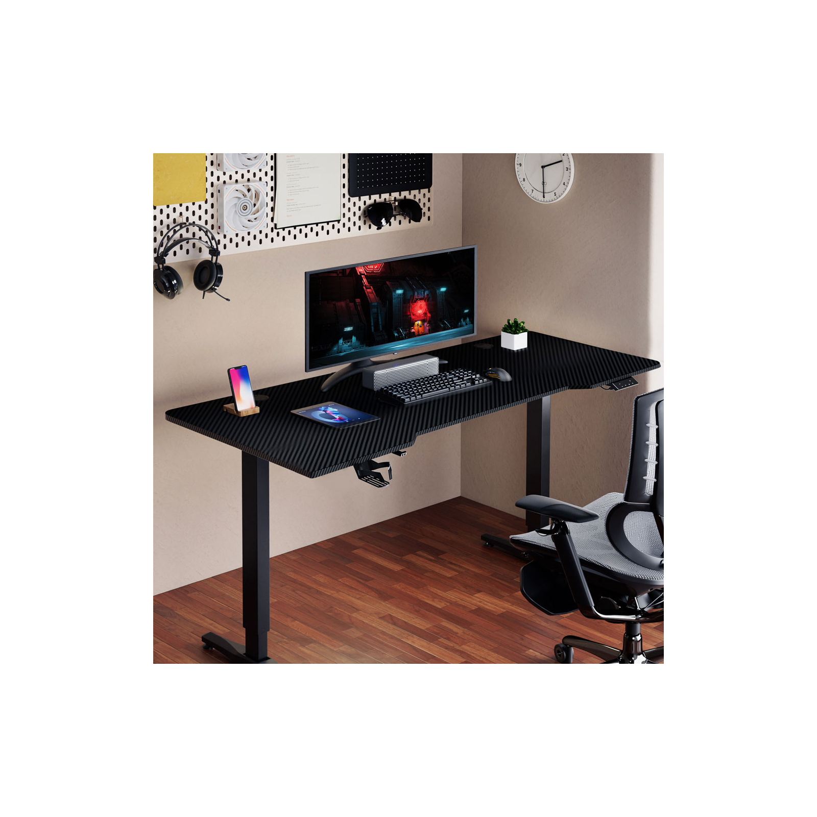 Компьютерный стол 1stPlayer Moto-E 1660 Black изображение 5