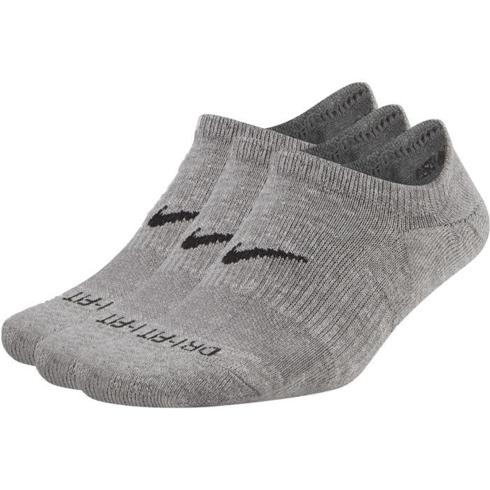 Шкарпетки Nike U NK EVERYDAY PLUS CUSH FOOTIE 3PR DH5463-902 38-42 3 пари Сірі (195242756836) зображення 2