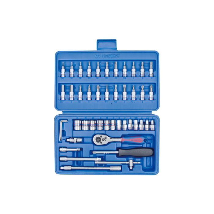 Набір інструментів KING TONY 1/4" 46 шт. з принаддям (ST2346MR)