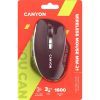 Мышка Canyon MW-21 Wireless Blue LED Burgundy (CNS-CMSW21BR) изображение 6