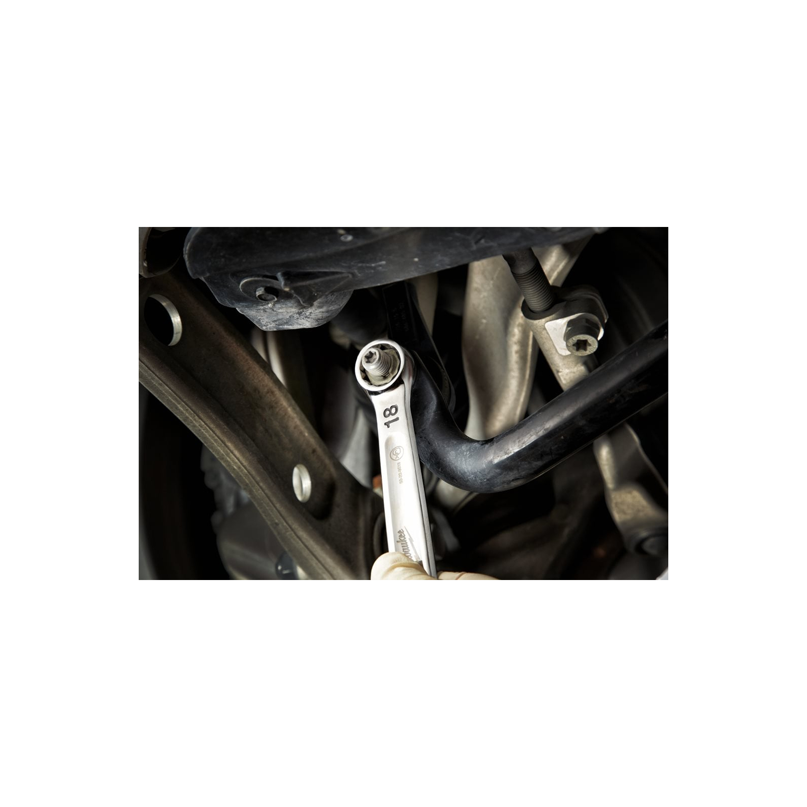 Ключ Milwaukee MAX BITE рожково-накидний з тріскачкою, 15шт, 8-22мм (4932464994) зображення 6