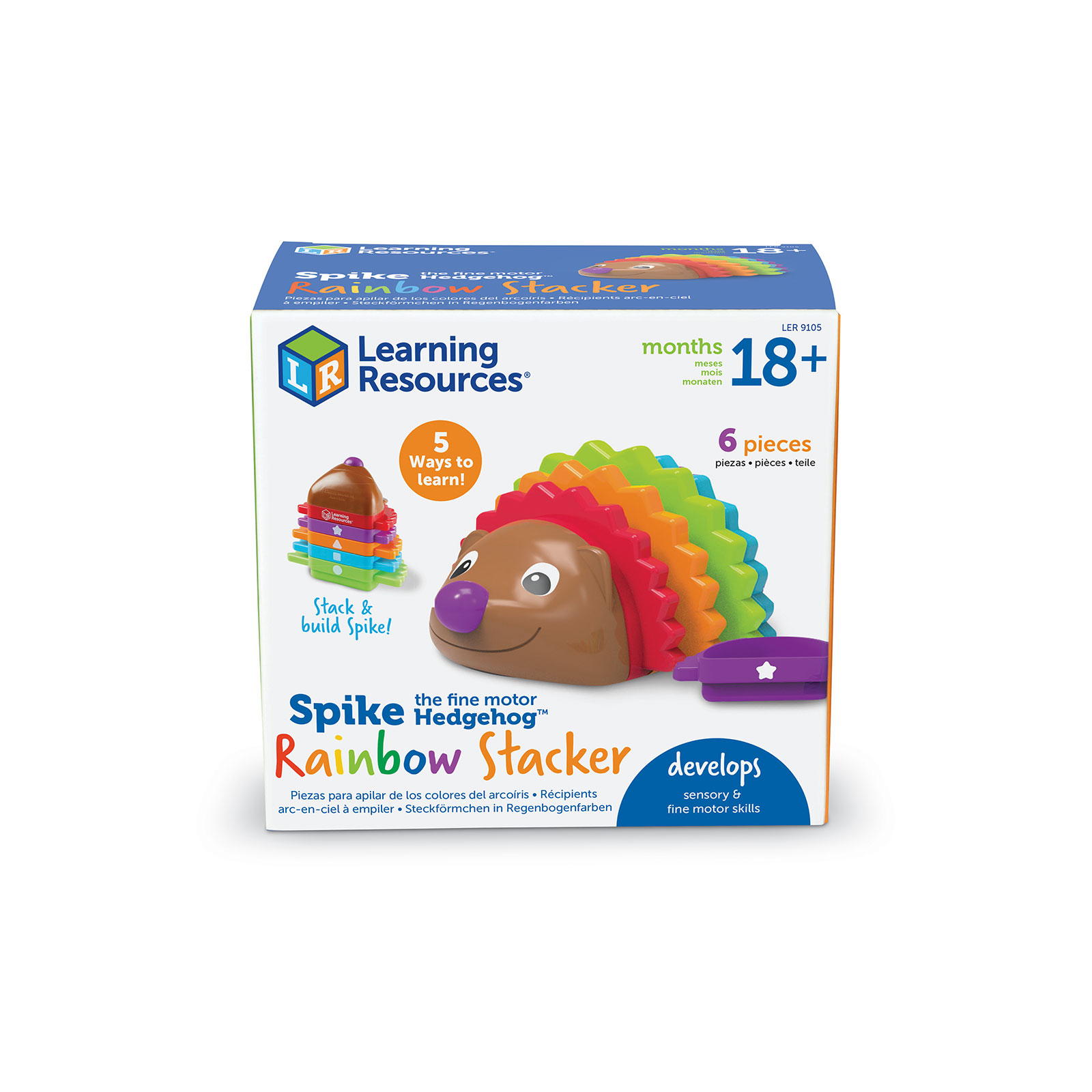 Розвиваюча іграшка Learning Resources Барвистий їжачок (LER9105)