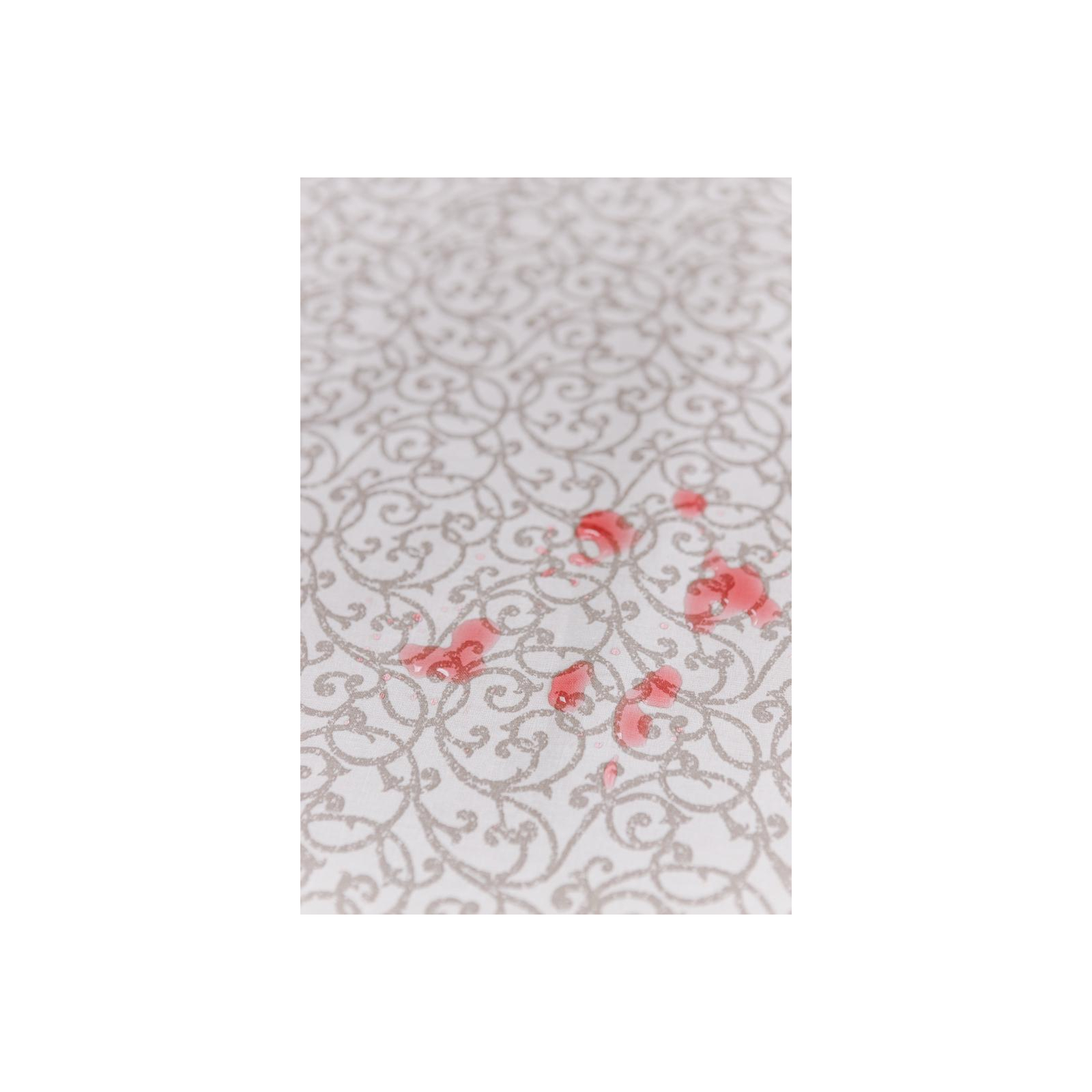 Скатерть Прованс непромокаемая Simfoni Капучино вензель 180х136 см (033563) изображение 4