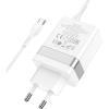 Зарядний пристрій HOCO N21 Pro charger set (C to C) White (6931474778802) зображення 5