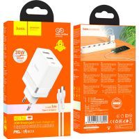 Зарядное устройство HOCO N21 Pro charger set (C to C) White (6931474778802) изображение 7