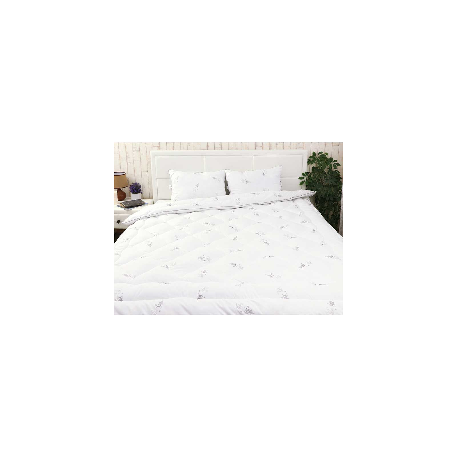 Одеяло Руно из искусственного пуха лебединого 205х140 см+ подушка 50х70 см (924.52ЛПКУ) изображение 3