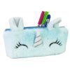 Пенал Cool For School плюшевый 1 отделение голубой (CF87067) изображение 2
