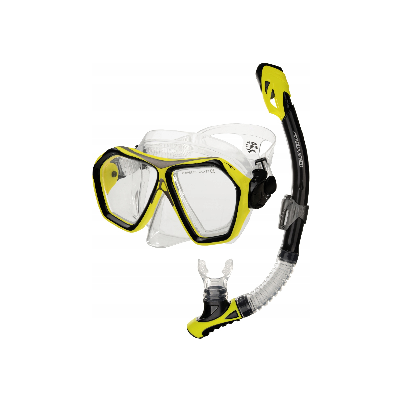 Набор для плавания Aqua Speed Blaze + Borneo 60320 618-18 жовтий, чорний Уні OSFM (5905718603206)