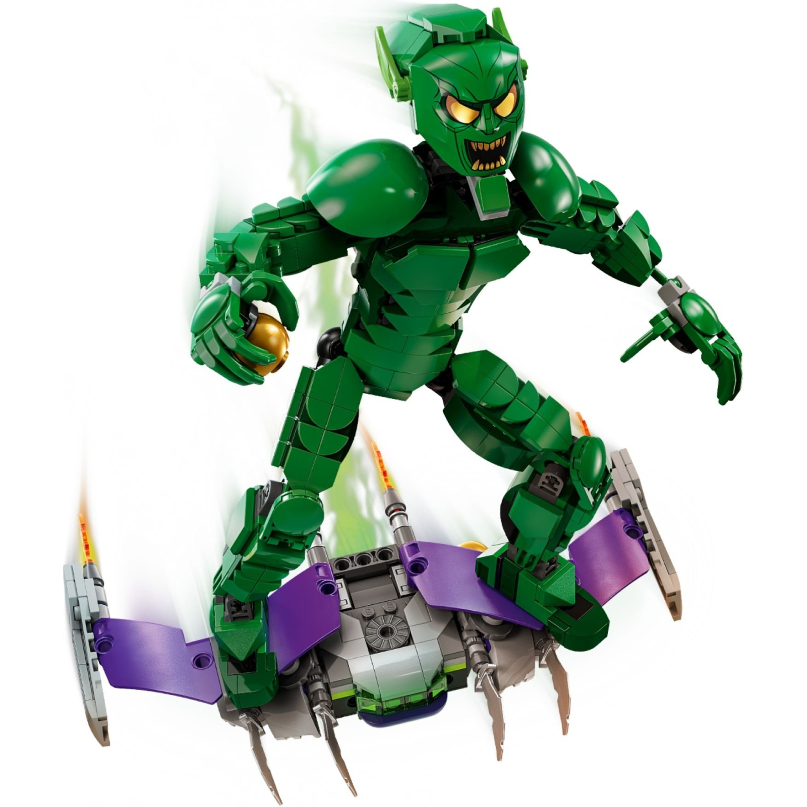 Конструктор LEGO Marvel Фигурка Зеленого гоблина для сборки 471 деталь (76284) изображение 3