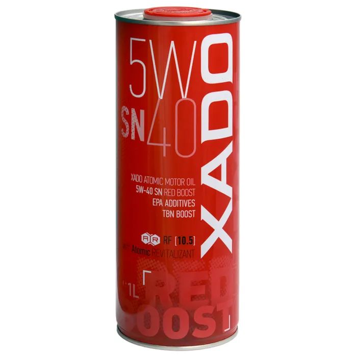 Моторное масло Xado Atomic Oil 5W-40 SN RED BOOST 1л (ХА 26169)