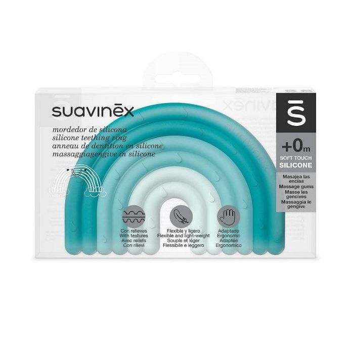 Прорезыватель Suavinex силиконовый с пузырьками/розовый (401434) изображение 2