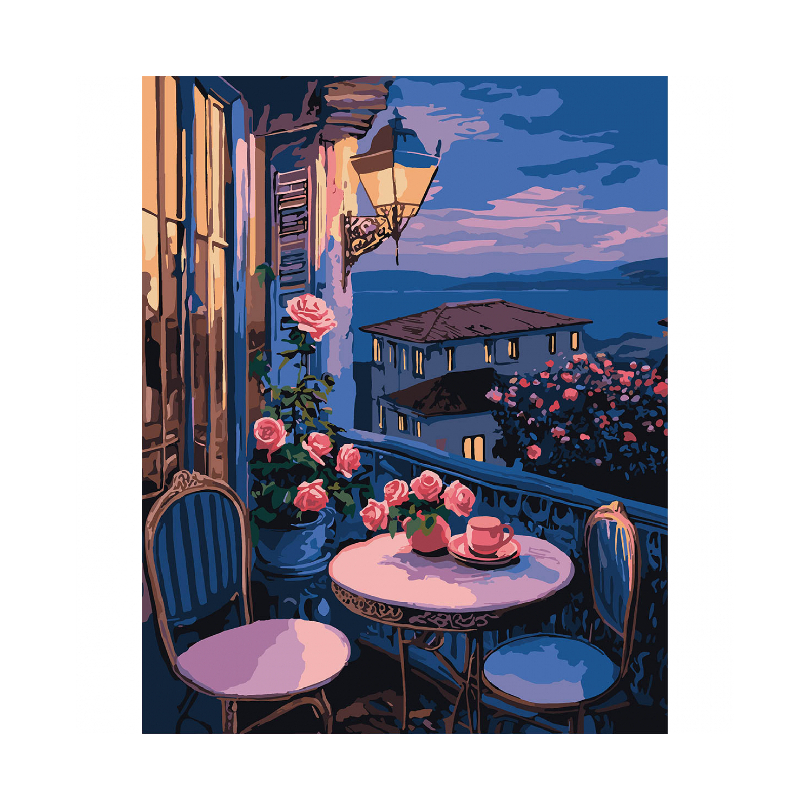 Картина по номерам Santi Вечір на балконі 40*50 (954826)