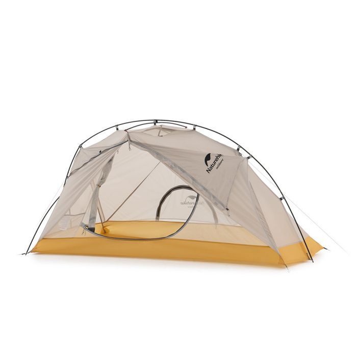 Намет Naturehike надлегкий одномісний NH21ZP003 сіро-жовтий (6927595775424) зображення 2