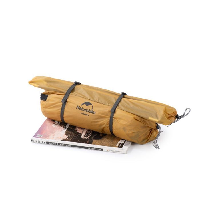 Намет Naturehike надлегкий одномісний NH21ZP003 сіро-жовтий (6927595775424) зображення 4