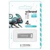 USB флеш накопичувач Wibrand 4GB Chameleon Silver USB 2.0 (WI2.0/CH4U6S) зображення 2