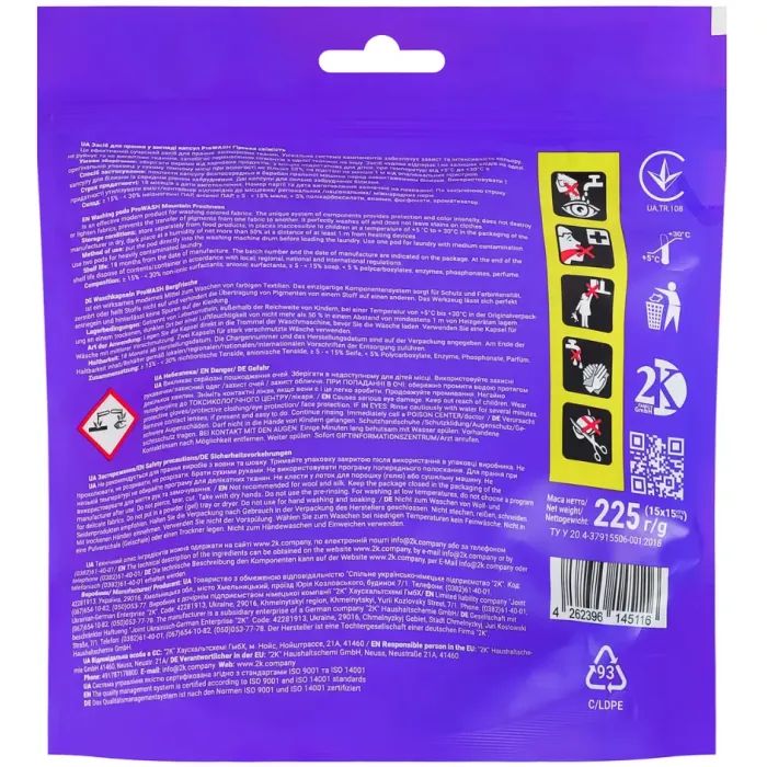 Капсули для прання Pro Wash Color Гірська свіжість 10 шт. (4823128002277) зображення 2