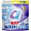 Капсули для прання Pro Wash Color Гірська свіжість 15 шт. (4823128002284)