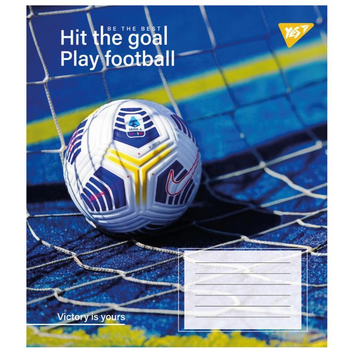 Зошит Yes Hit the goal 96 аркушів лінія (767426) зображення 3