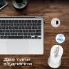 Мишка Promate Ken Wireless/Bluetooth White (ken.white) зображення 4