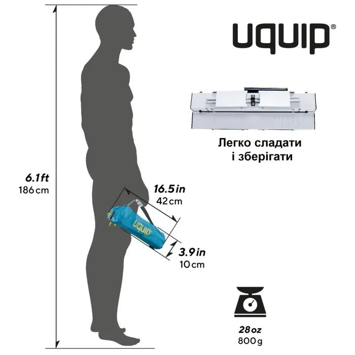 Туристичний стіл Uquip Handy Silver (244110) зображення 4