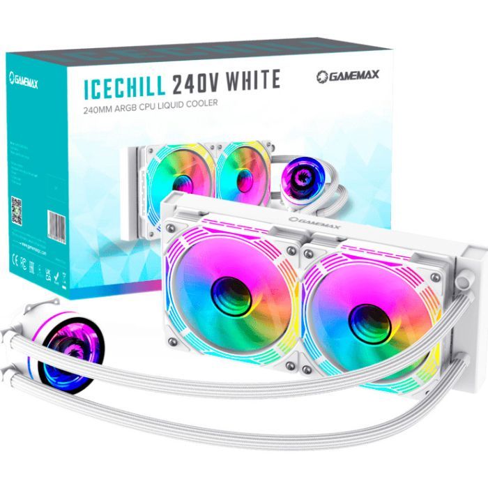 Система жидкостного охлаждения Gamemax IceChill 240V White изображение 9