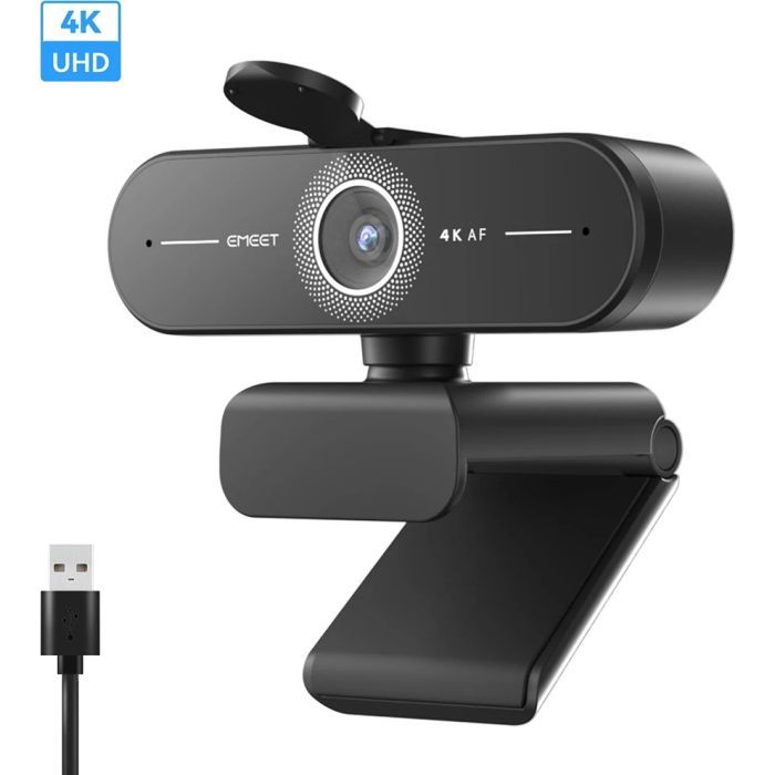 Веб-камера Emeet C60E 4K Black (eMeet-E3124) изображение 5