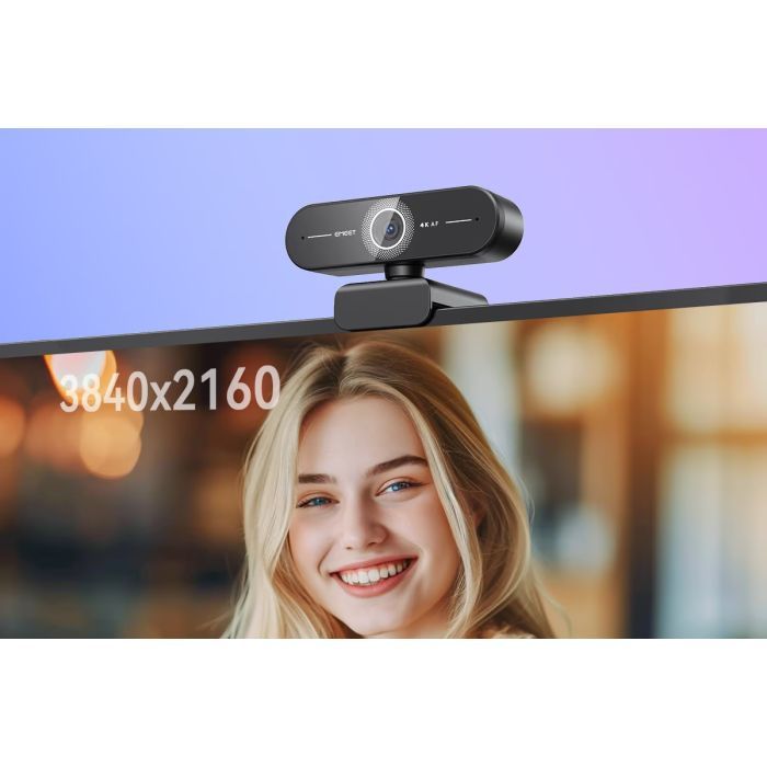 Веб-камера Emeet C60E 4K Black (eMeet-E3124) изображение 9