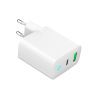 Зарядний пристрій Gembird 1xUSB-A + 1 Type-C (PD20Вт + QC3.0 18Вт) white (TA-UC-PDQC20L-W-01) зображення 4