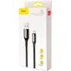 Дата кабель USB 2.0 AM to Lightning 1.0m 2A C-shaped Black Baseus (CALCD-01) изображение 2