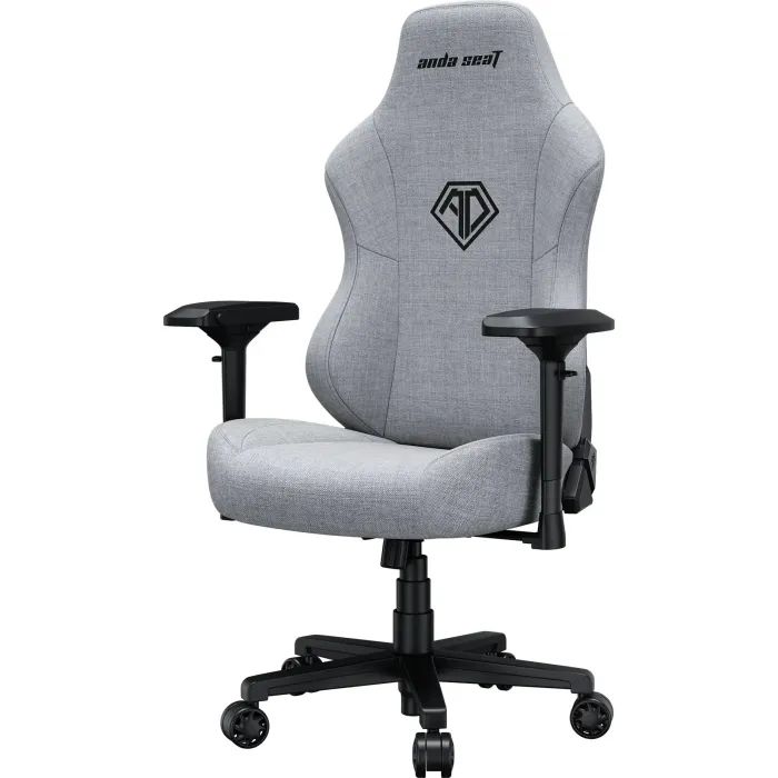 Кресло игровое Anda Seat Phantom 3 Pro Fabric Size L Grey (AD18YC-06-G-F) изображение 10