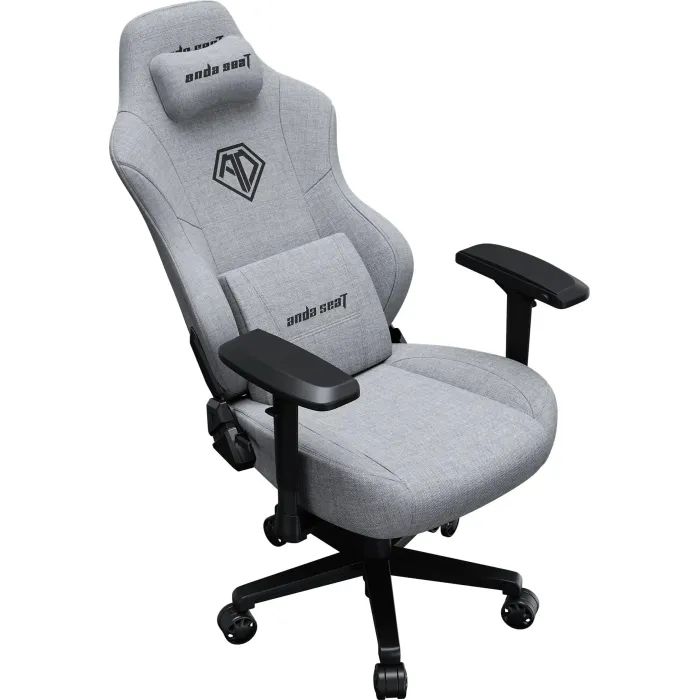 Кресло игровое Anda Seat Phantom 3 Pro Fabric Size L Grey (AD18YC-06-G-F) изображение 6