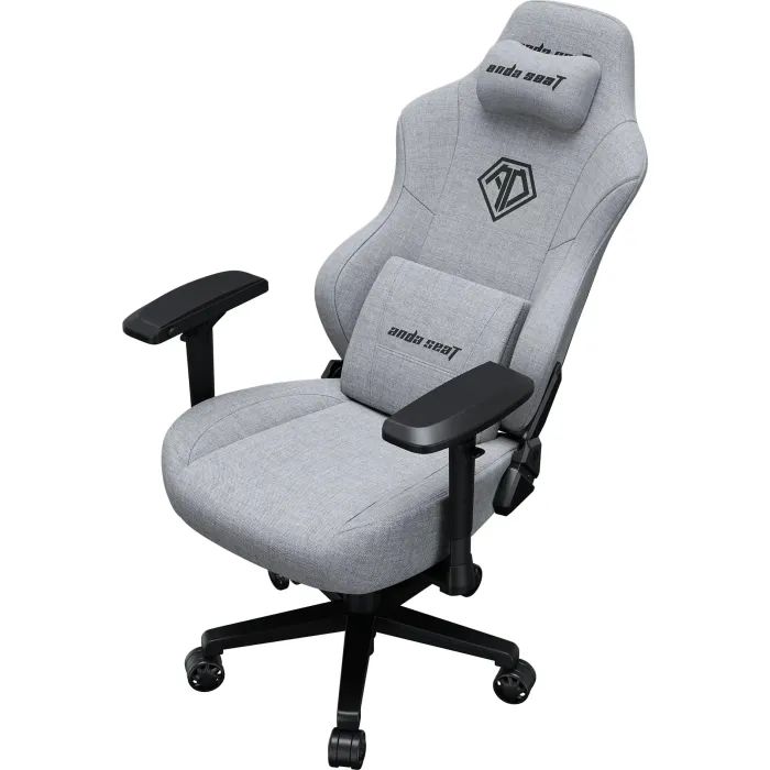 Кресло игровое Anda Seat Phantom 3 Pro Fabric Size L Grey (AD18YC-06-G-F) изображение 7