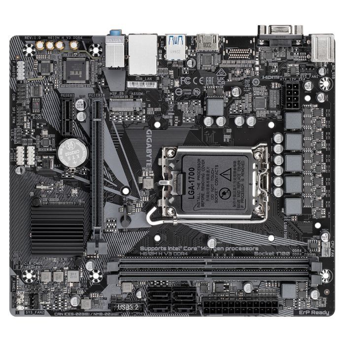 Материнская плата GIGABYTE H610M H V3 DDR4 изображение 4