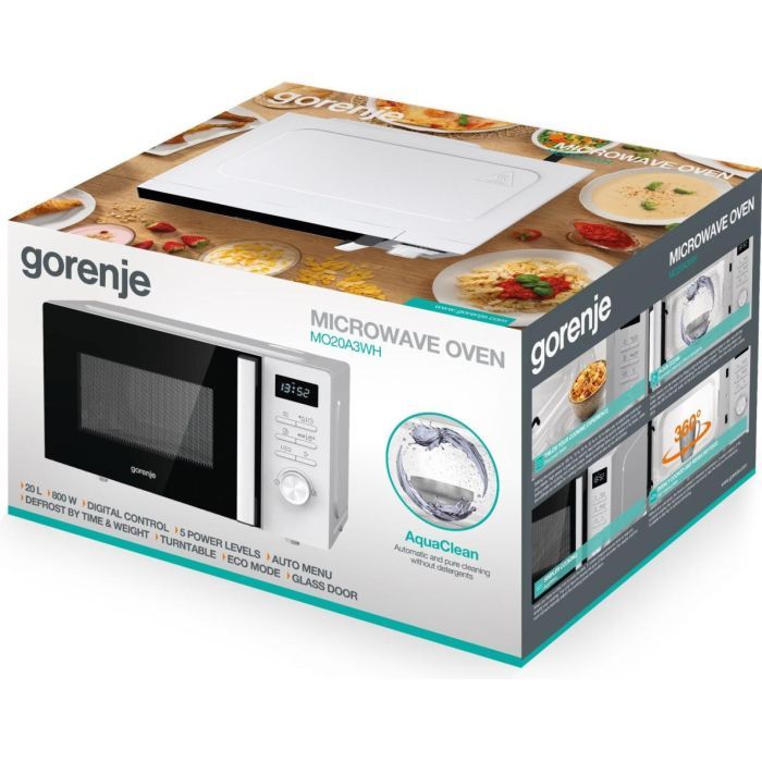 Мікрохвильова піч Gorenje MO20A3WH зображення 11
