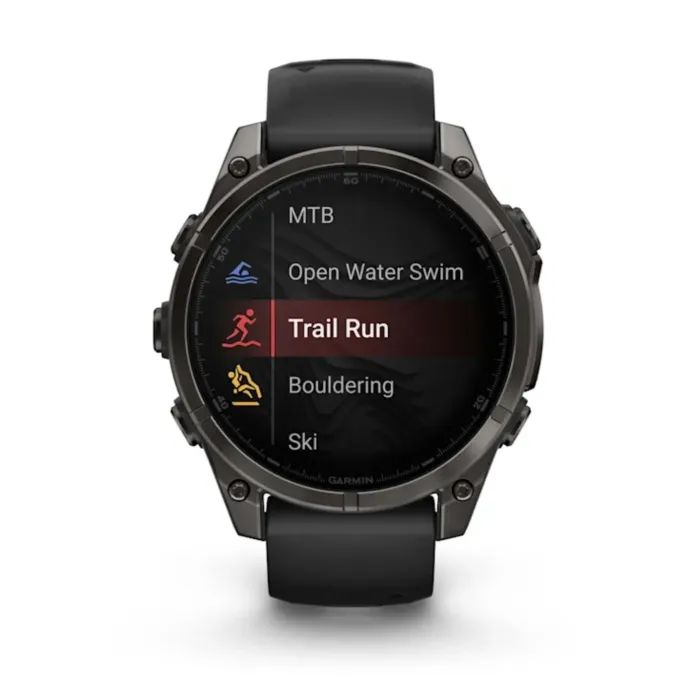 Смарт-годинник Garmin fenix 8 47mm, AMOLED, Saph, CrbnGryTi/Blk, Blk/PebbleGryBnd, GPS (010-02904-21) зображення 10
