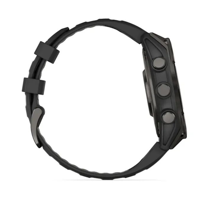 Смарт-годинник Garmin fenix 8 47mm, AMOLED, Saph, CrbnGryTi/Blk, Blk/PebbleGryBnd, GPS (010-02904-21) зображення 4