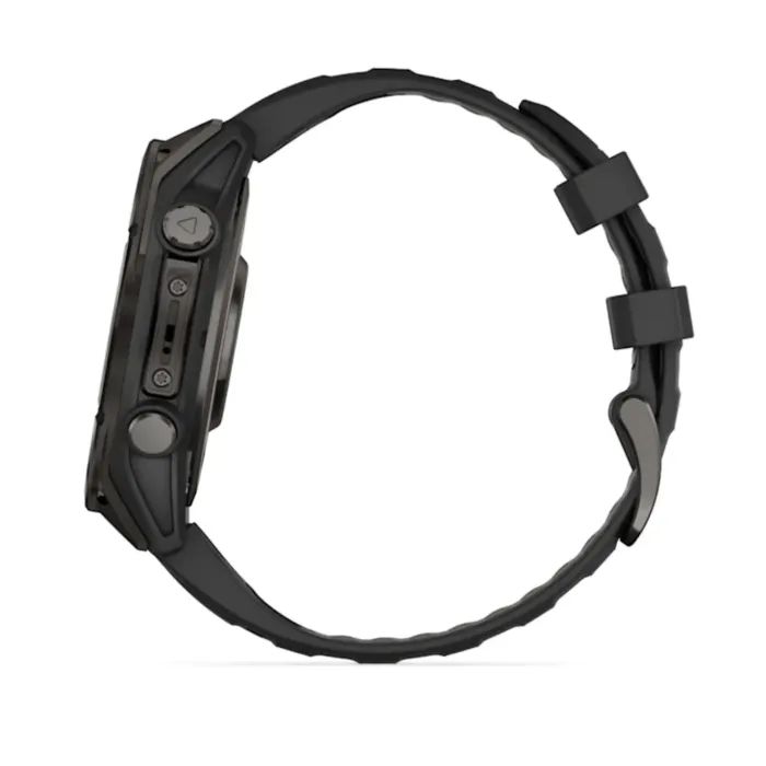 Смарт-годинник Garmin fenix 8 47mm, AMOLED, Saph, CrbnGryTi/Blk, Blk/PebbleGryBnd, GPS (010-02904-21) зображення 5