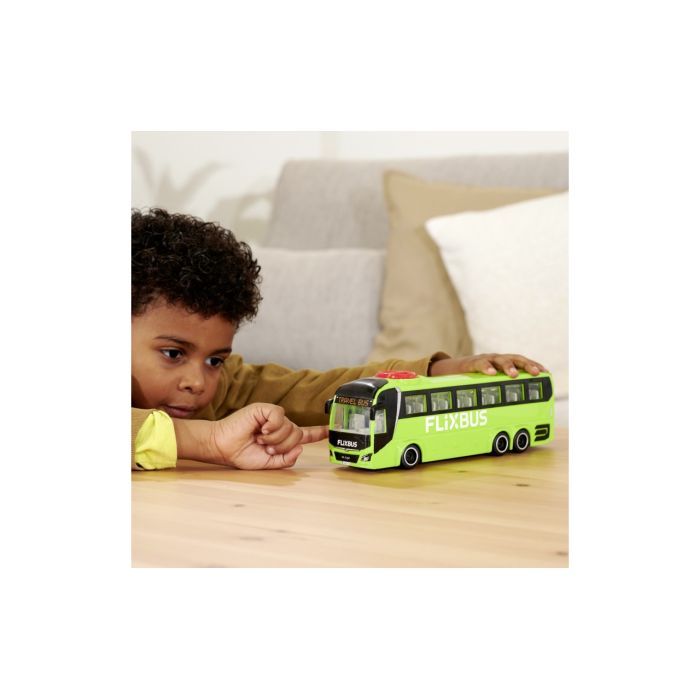 Спецтехніка Dickie Toys Туристичний автобус Фліксбас 26,5 см (3744015) зображення 8