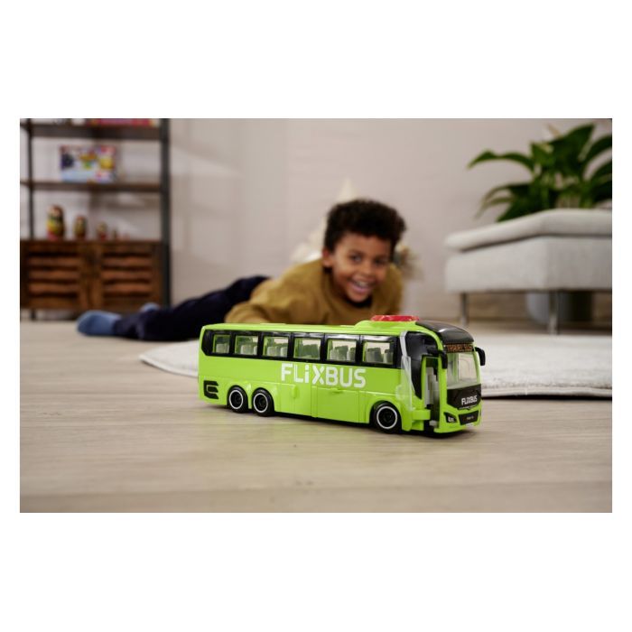 Спецтехніка Dickie Toys Туристичний автобус Фліксбас 26,5 см (3744015) зображення 9