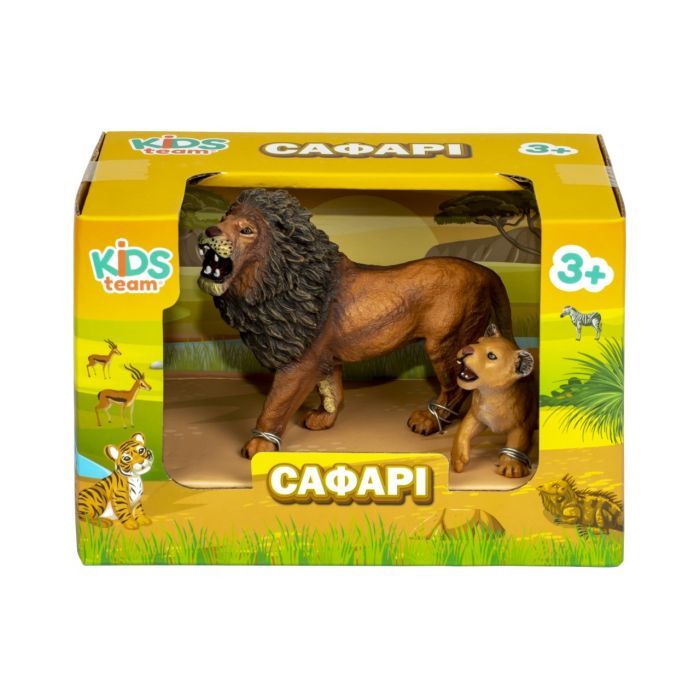 Фігурка Kids Team Сафарі Лев і левеня (Q9899-A31_1) зображення 2