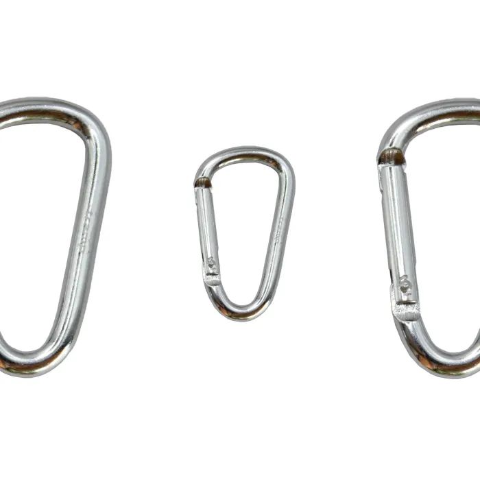 Карабин туристический Tramp Набір 10 шт без муфти 6 cм Silver (UTRA-300-silver) изображение 2