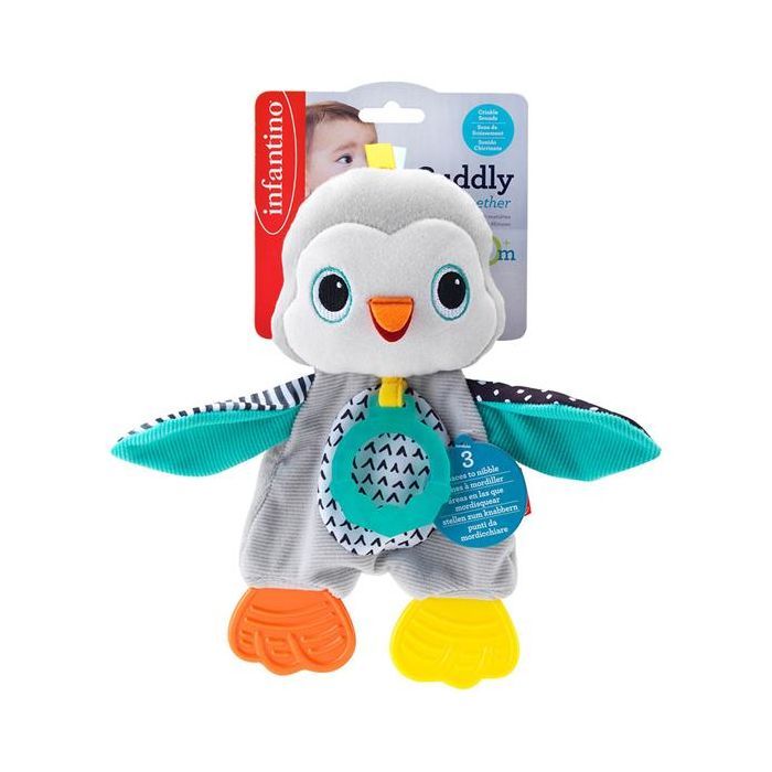 Прорезыватель Infantino мягкая игрушка Пингвик (316329) изображение 3
