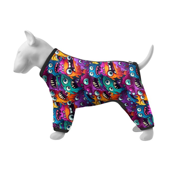 Ветровка для животных WAUDOG Clothes Зубастые монстры L 55 (396-4048)