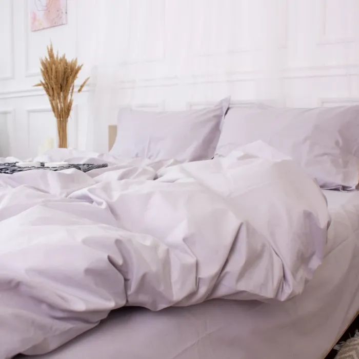 Постільна білизна MirSon Poplin Line 054 Light Gray 110x140 (2200006277354) зображення 3
