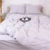 Постільна білизна MirSon Poplin Line 054 Light Gray 110x140 (2200006277354)