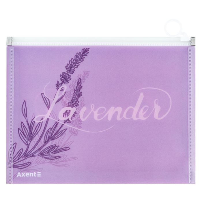 Папка на молнии Axent zip-lock А5 Lavender-1 (1498-36-A) изображение 2