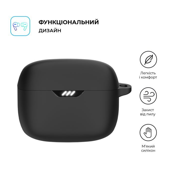 Чехол для наушников Armorstandart Hang Case для JBL Tune Buds Black (ARM80451) изображение 2