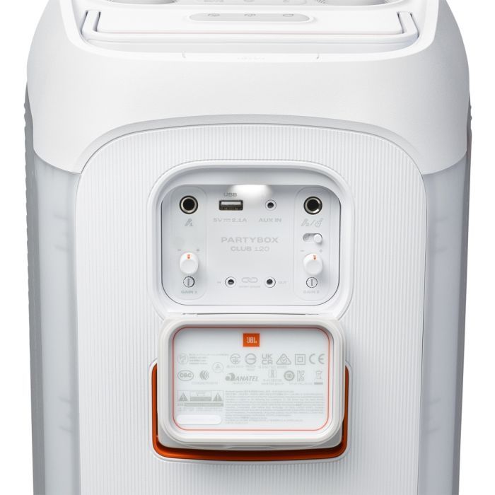 Акустическая система JBL PartyBox Club 120 White (JBLPBCLUB120SWEP) изображение 8